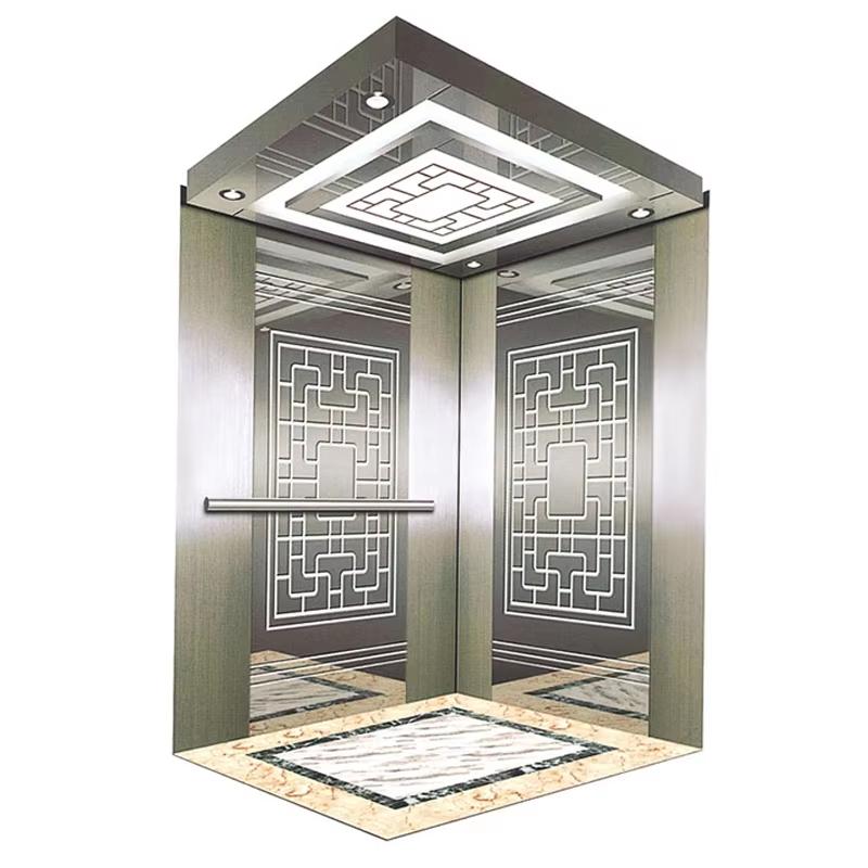 VTEP103 Elevadores يراقب مصاعد الركاب الأنيقة للشقق الفاخرة لرفع مساحة المعيشة الخاصة بك