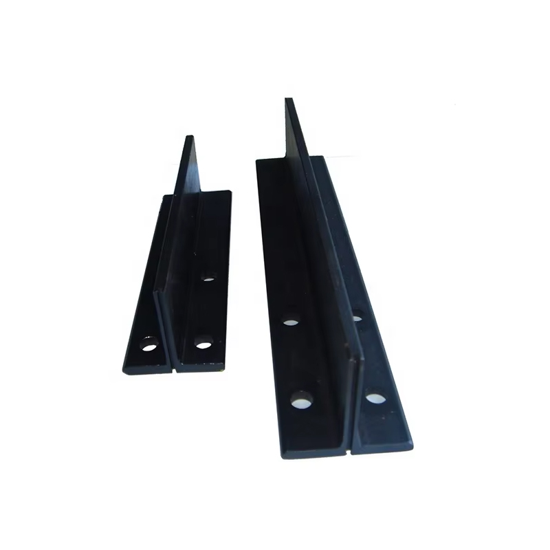 قطع غيار وإكسسوارات المصاعد VTSP113 T140 سكة دليل المصعد الفولاذية السميكة بطول 5 متر أسود_رمادي للمصاعد الثقيلة