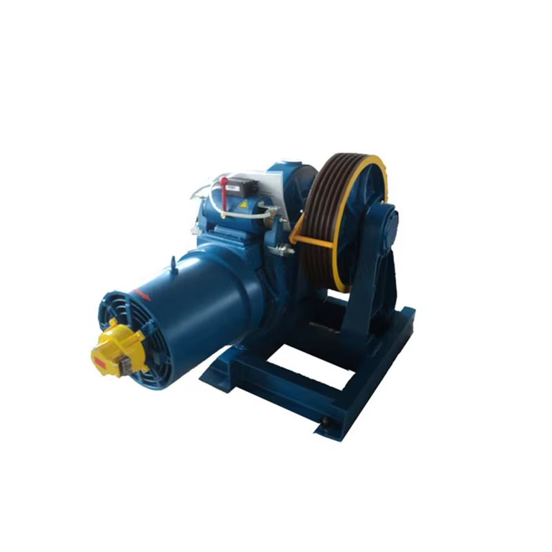 VTSP254 GTW9 فندق يستخدم مصعد كهربائي ماكينة جر محرك 630KGS سعة 1.0M_S سرعة 380V_220V 2_1 حبل EN81 معتمد