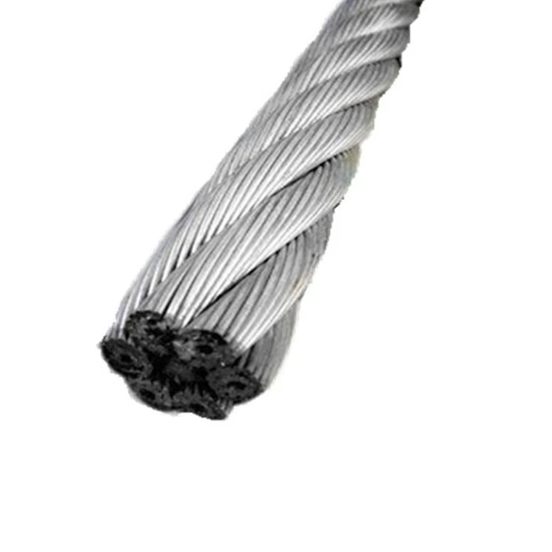 VTSP264 8X25F-IWRC الفولاذ المقاوم للصدأ المجلفن حبل أسلاك الفولاذ الجر للاستخدام الفندق