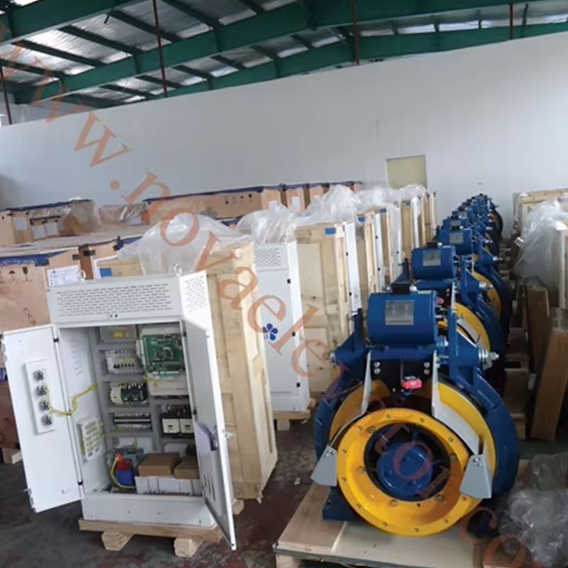 VTSP242 قطع غيار المصاعد آلة مصعد محرك الجر بدون تروس لمصعد الركاب NV41T-GTW10X