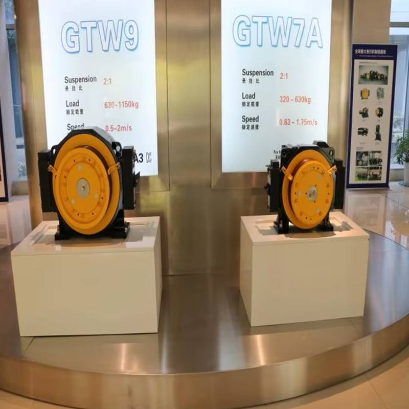 VTSP248 آلة الجر بدون تروسMona Lift Motor 320-1000KGS مصعد المحرك