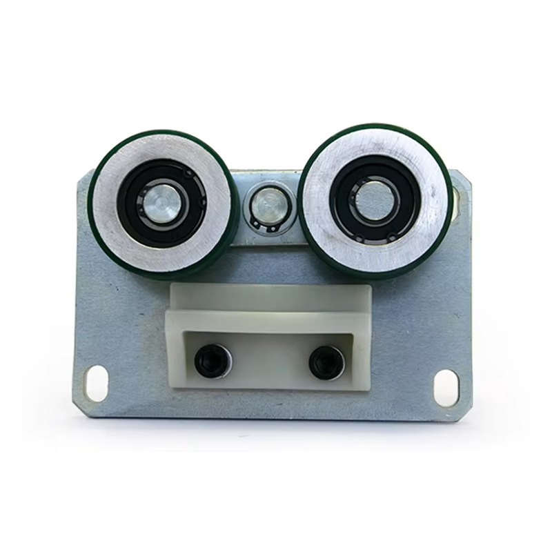 VTSP153 OEM أجزاء المصعد مصعد رفع موازنة الأسطوانة دليل الأحذية الفولاذ المقاوم للصدأ _ تصميم معدني معاصر لمباني المكاتب