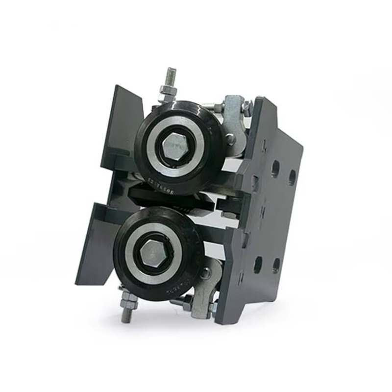 VTSP153 OEM أجزاء المصعد مصعد رفع موازنة الأسطوانة دليل الأحذية الفولاذ المقاوم للصدأ _ تصميم معدني معاصر لمباني المكاتب