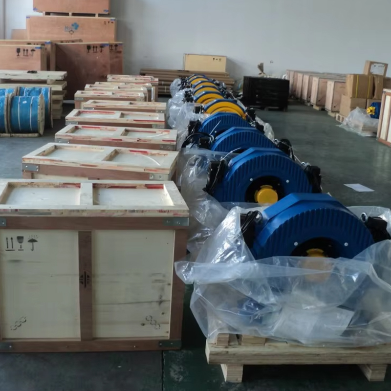 VTSP234 Montanari آلة الجر بدون تروس MCG350 محرك الرفع 2000-2500KGS محرك المحرك